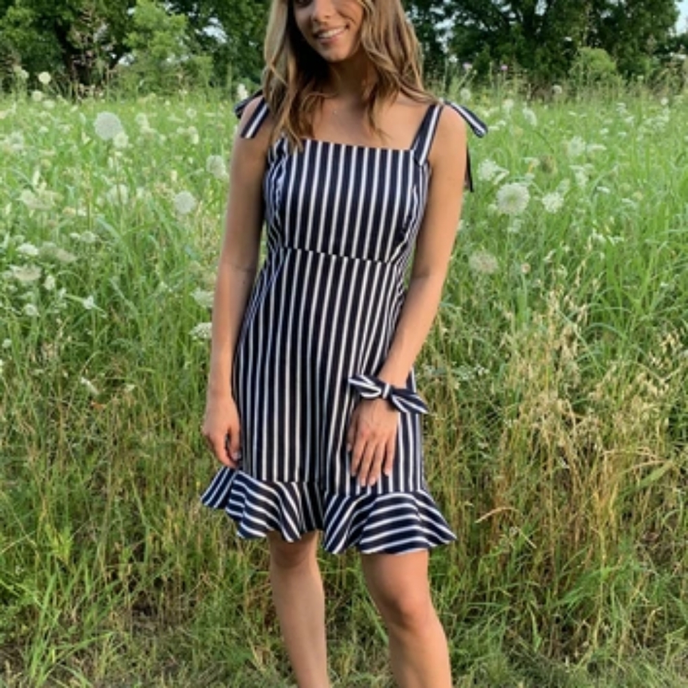 Bailey Harrison Oakley Stripe 100% Cotton Sundress